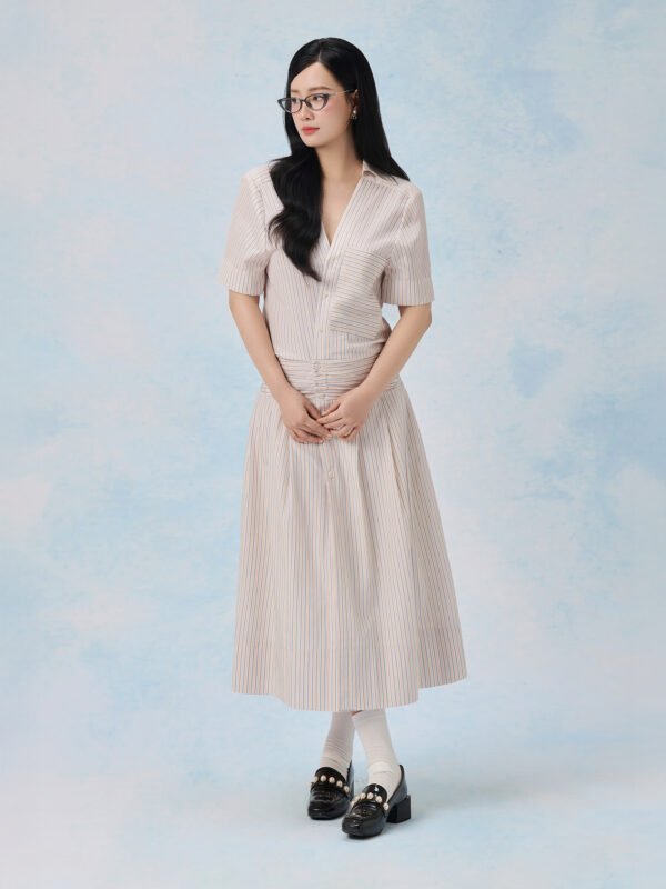 Soft Lines Shirt Dress - Image 3