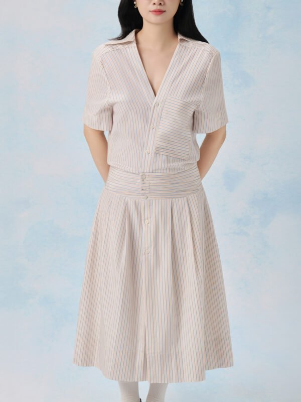 Soft Lines Shirt Dress - Image 2