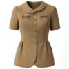 Vienna Bow-Twill Blouse
