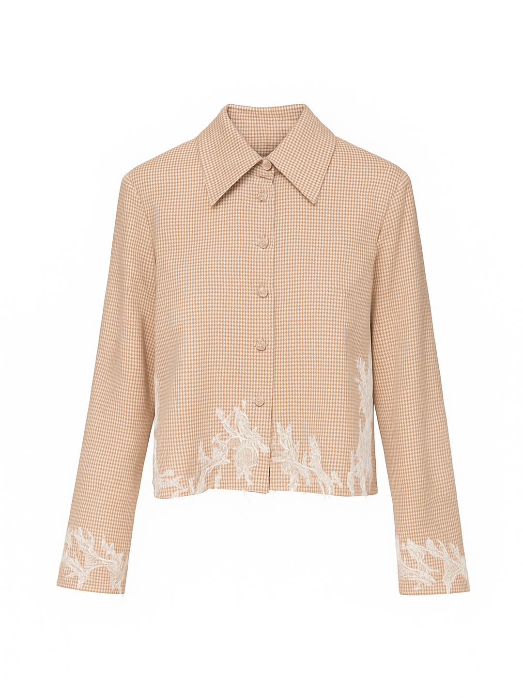 Ginger Check Whisper Blouse