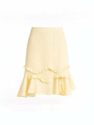 Cotton Clouds Flounce Skirt