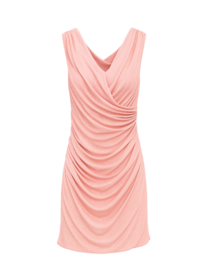 Blush Muse Ruched Dress