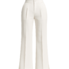 Jayda Straight Side Slit Twill Ankle Length Pants - Image 2