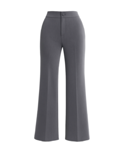 Alternative view of Ember Straight High Waist Polycotton Ankle Length Pants