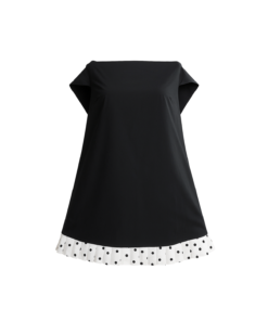 Alternative view of Louisa Trapezoid Flower Applique Organza Mini Dress