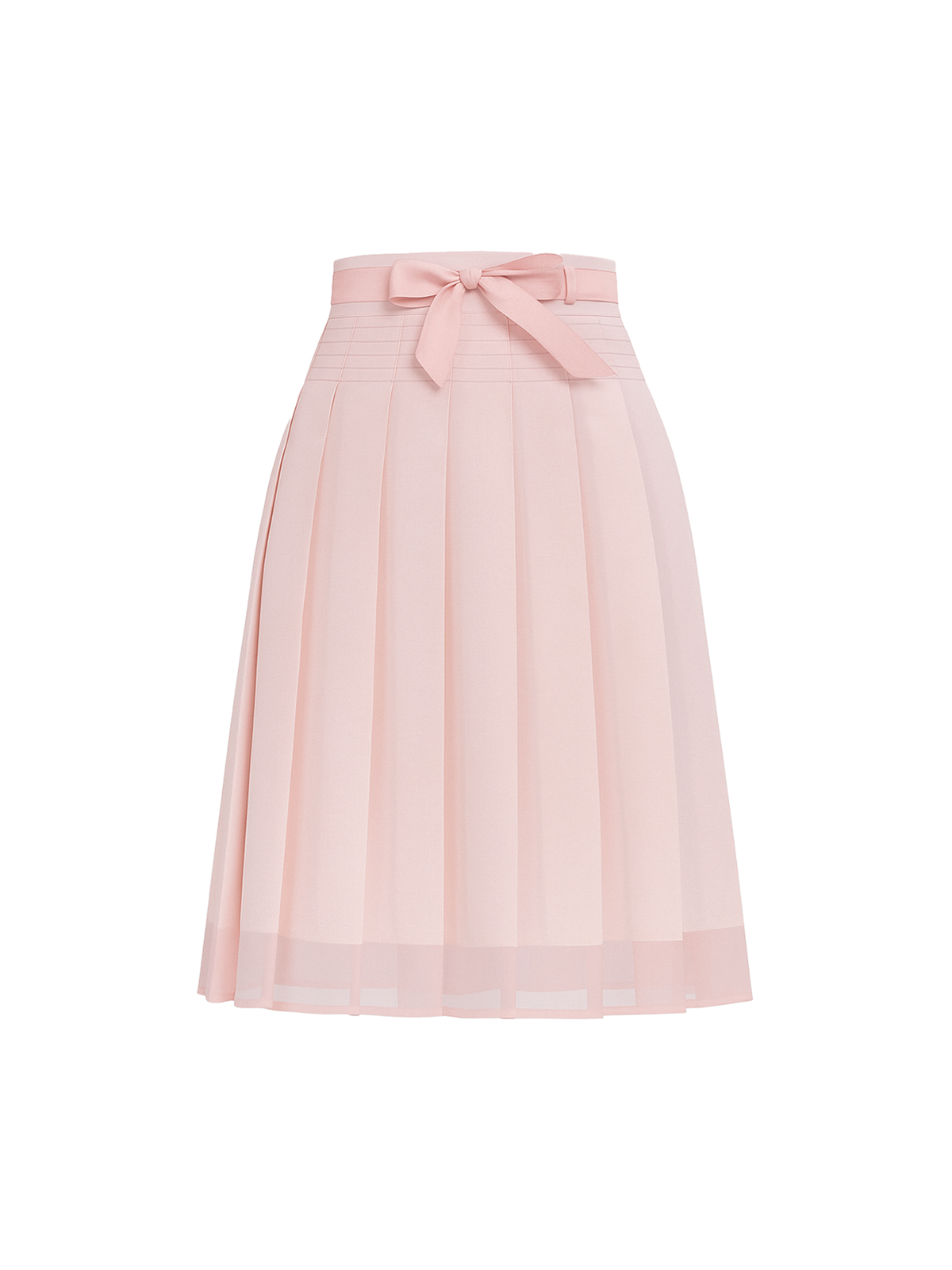 Makenzie A-line Layered Organza Knee-length Skirt - Image 2