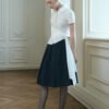 Opal Asymmetric Extended Flap Poplin Shirt - Image 6