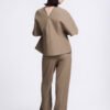 Mara Straight Twill Maxi Pants - Image 3