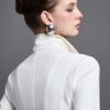 Seren Bodycon Collared Neck Crepe Shirt - Image 4