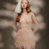 Rosemist Applique Mini Dress