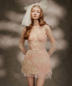 Rosemist Applique Mini Dress