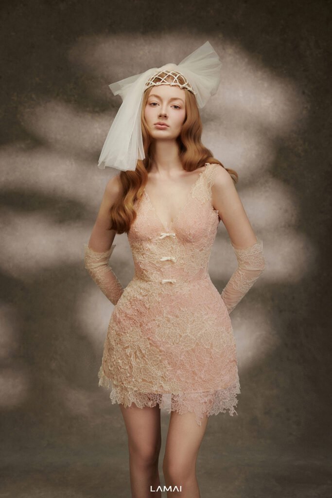 Rosemist Applique Mini Dress