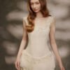 Lamai Fleur Pleated Mini Dress - Image 3