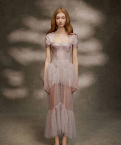 Moonveil Sweetheart Maxi Dress