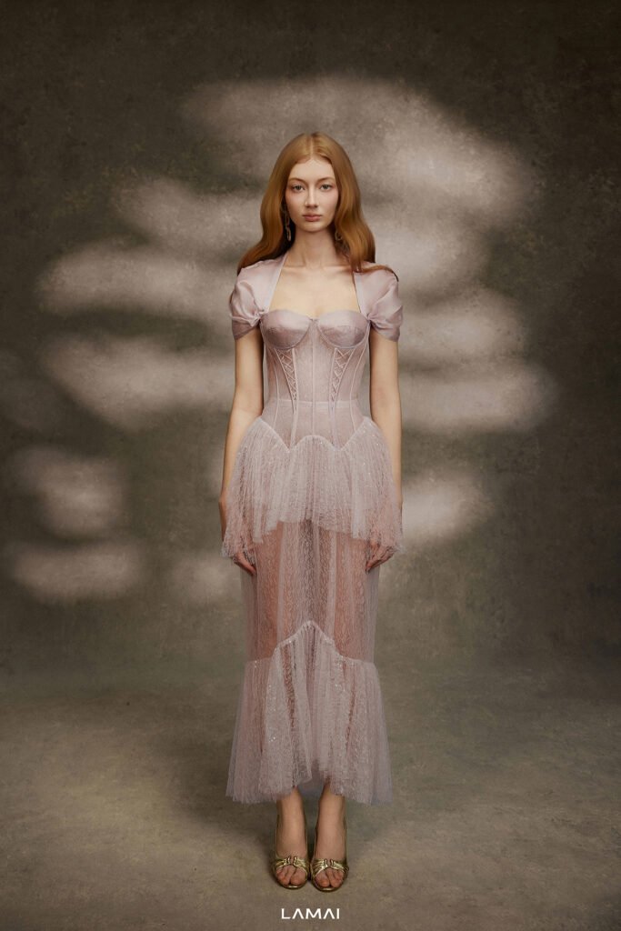 Moonveil Sweetheart Maxi Dress