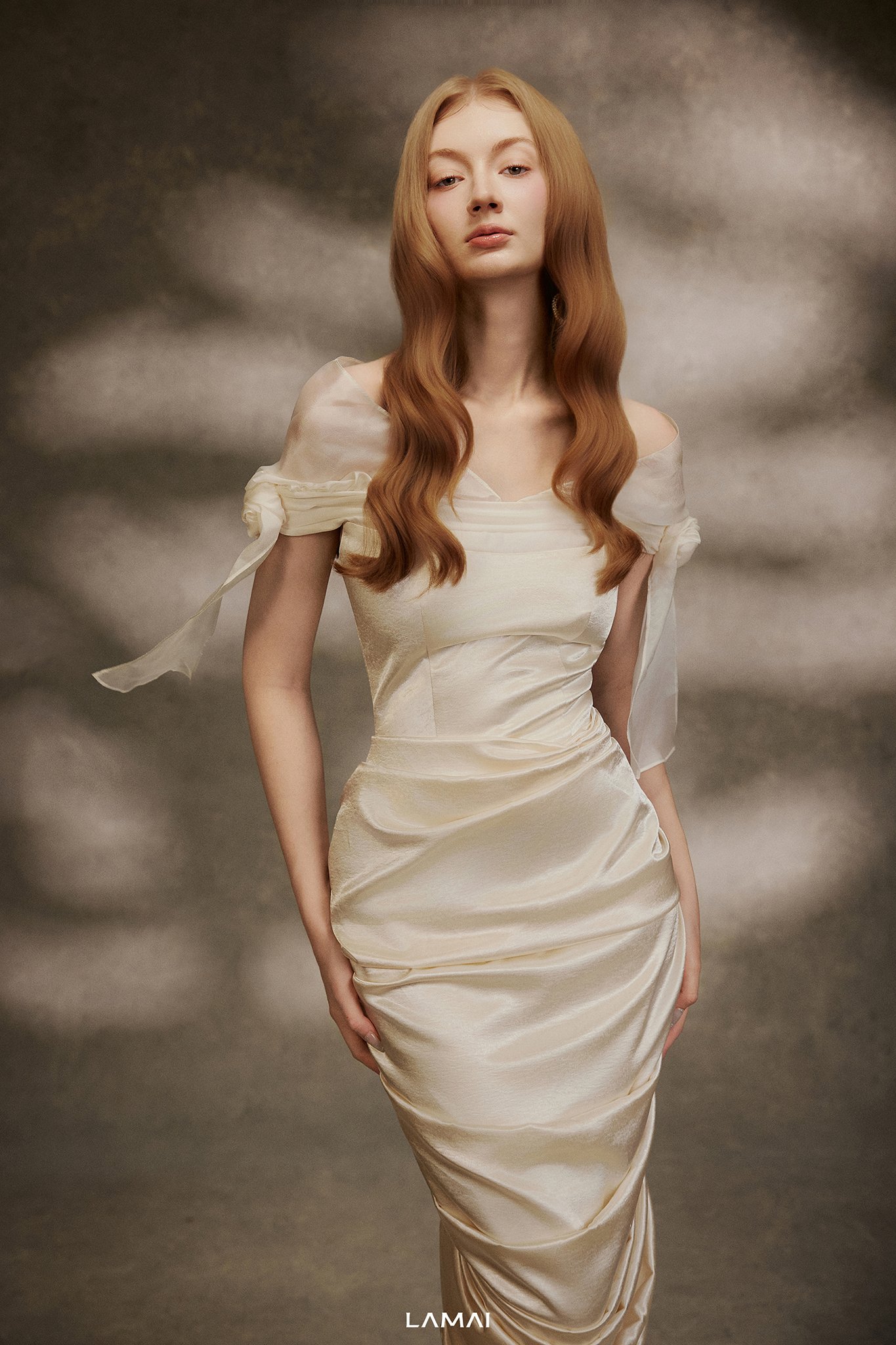 Marais Ruched Midi Dress - Image 3