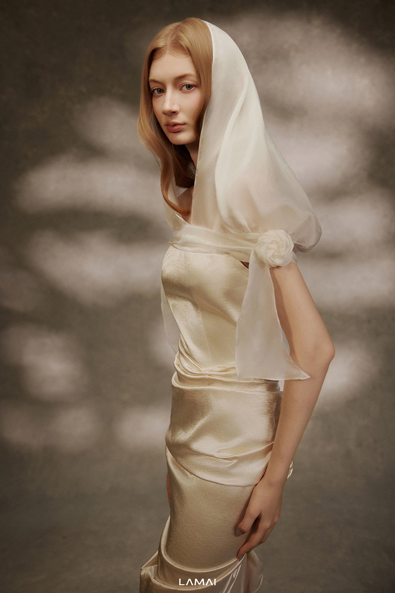 Marais Ruched Midi Dress - Image 5