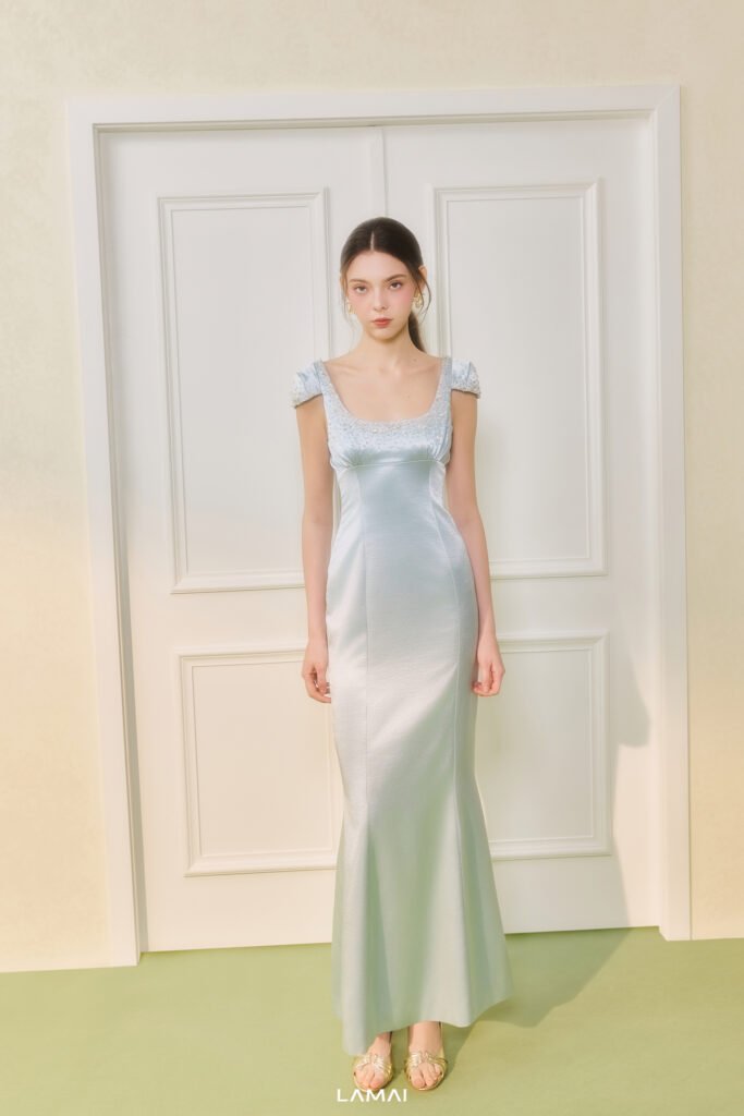 Dewey Mermaid Maxi Dress
