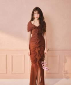 Sienna Ruched Maxi Dress