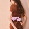 Sienna Ruched Maxi Dress - Image 4