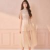 Halcyon High Neck Midi Dress