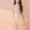 Halcyon High Neck Midi Dress - Image 4