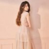 Halcyon High Neck Midi Dress - Image 6
