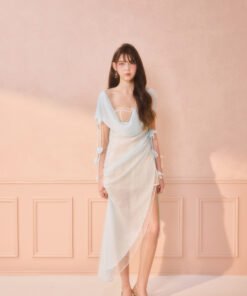 Elysian Asymmetric Midi Dress