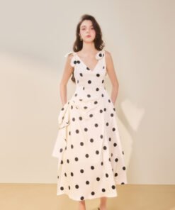 Luna V-Neck Midi Dress