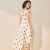 Luna V-Neck Midi Dress - Image 5