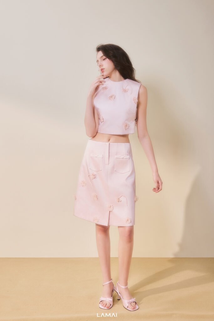 Petal Applique Skirt