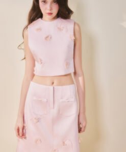 Petal Round Neck Top