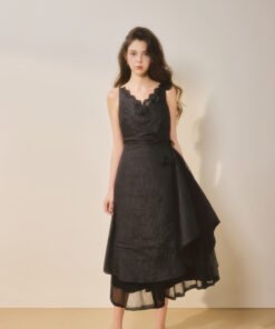 Nyx Draped Midi Dress