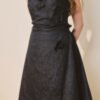 Nyx Draped Midi Dress - Image 4