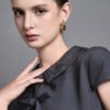 Anouk Peplum Peter Pan Collar Twill Top - Image 6