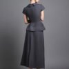 Anouk A-line Twill Midi Skirt - Image 3