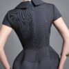 Anouk Peplum Peter Pan Collar Twill Top - Image 5