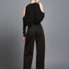 Ira Blouson Cold Shoulder Sleeved Cotton Top - Image 5