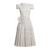 Tess A-line Boat Neck Polycotton Midi Dress - Image 2