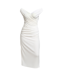 Alternative view of Ames Sheath Draped Cotton Midi Dress