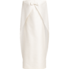 Solenne Straight Cape Sleeved Taffeta Maxi Dress - Image 2