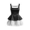 Cloudlace Peplum Top - Image 2