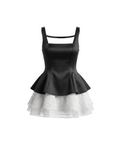 Alternative view of Cloudlace Peplum Top