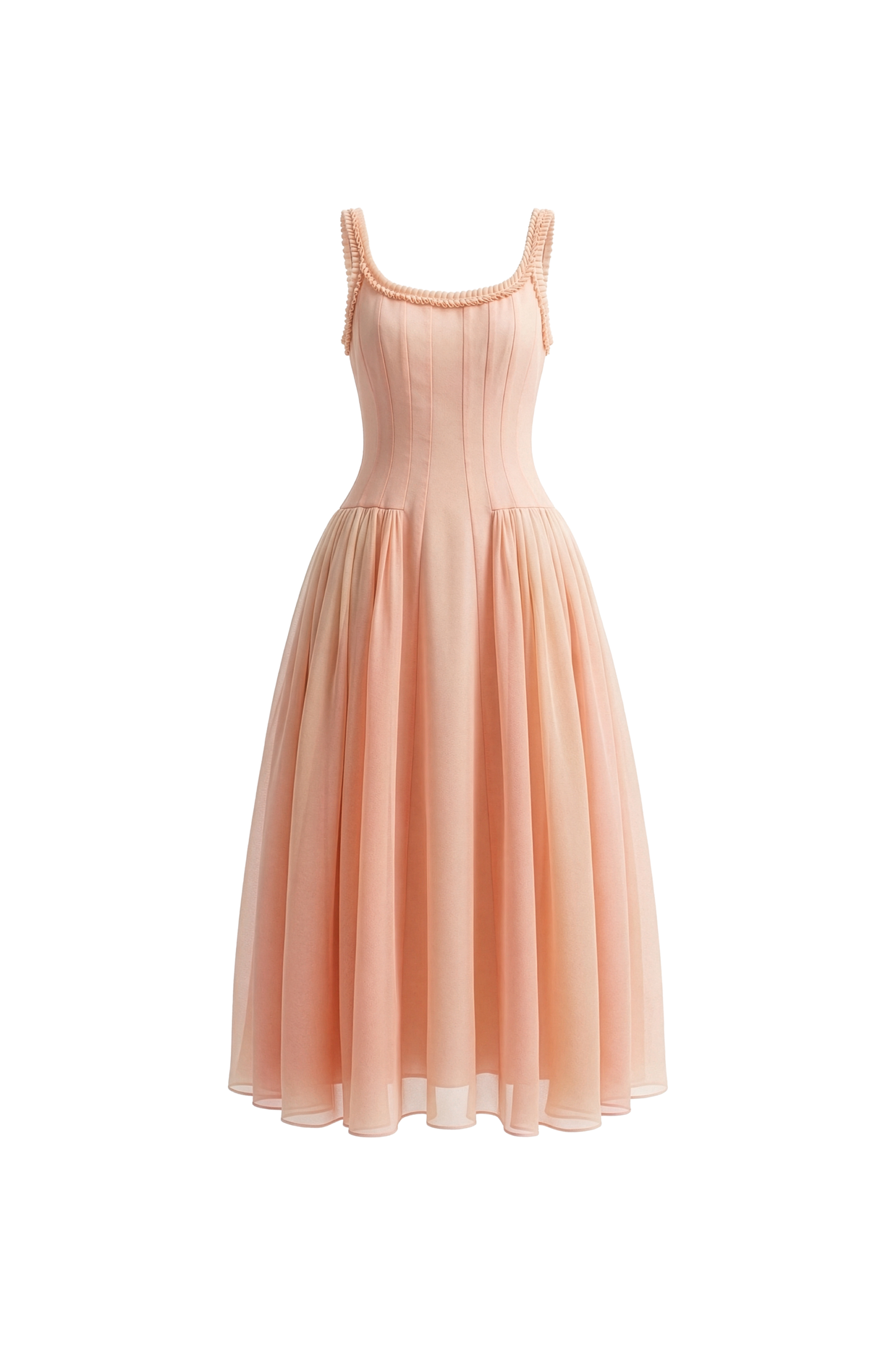 Lumina Square Neck Midi Dress - Image 2