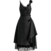 Nyx Draped Midi Dress - Image 2