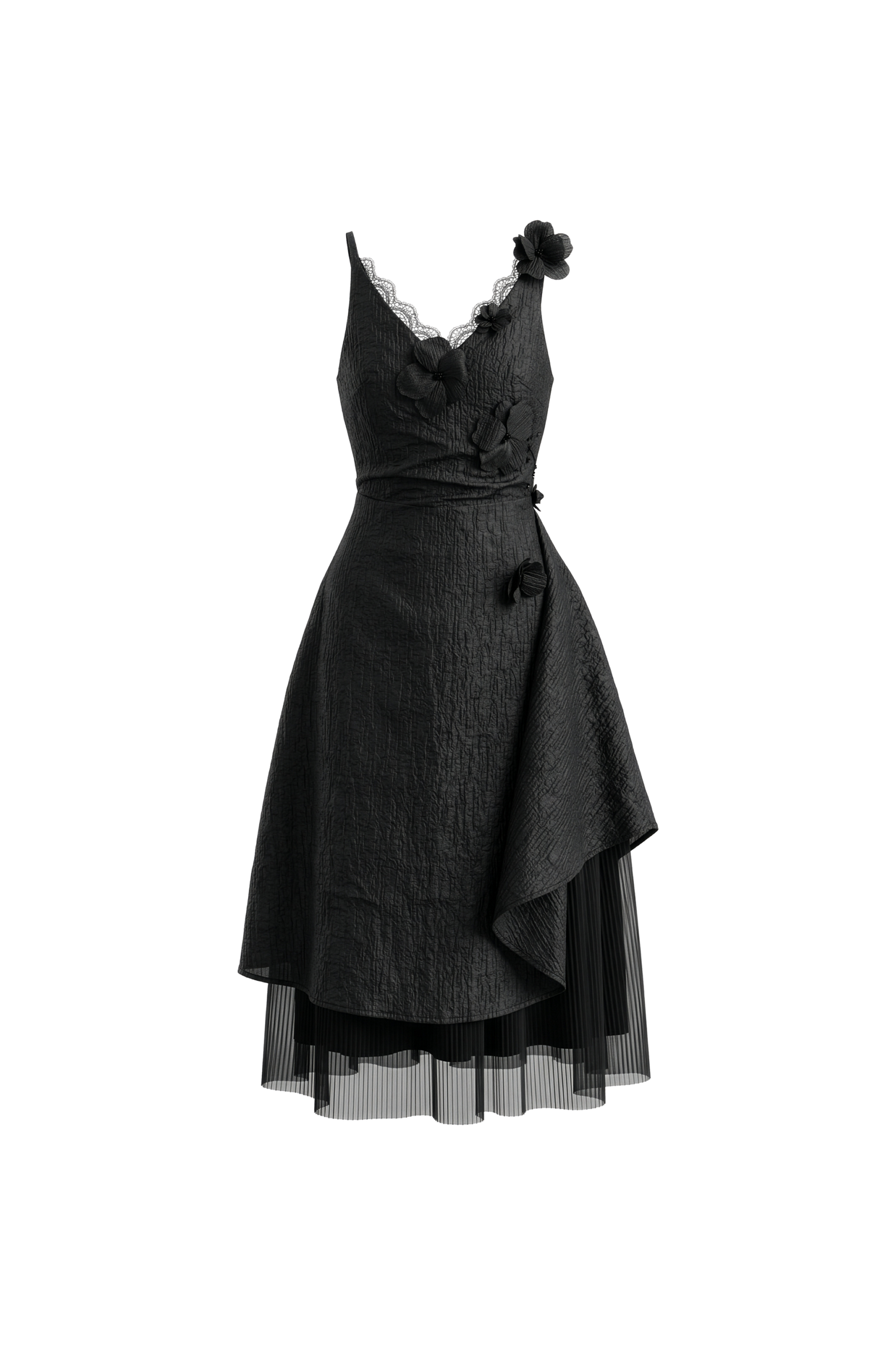 Nyx Draped Midi Dress - Image 2