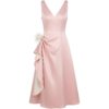 Blush Reverie Draped Midi Dress - Image 2
