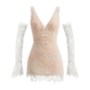 Rosemist Applique Mini Dress - Image 2