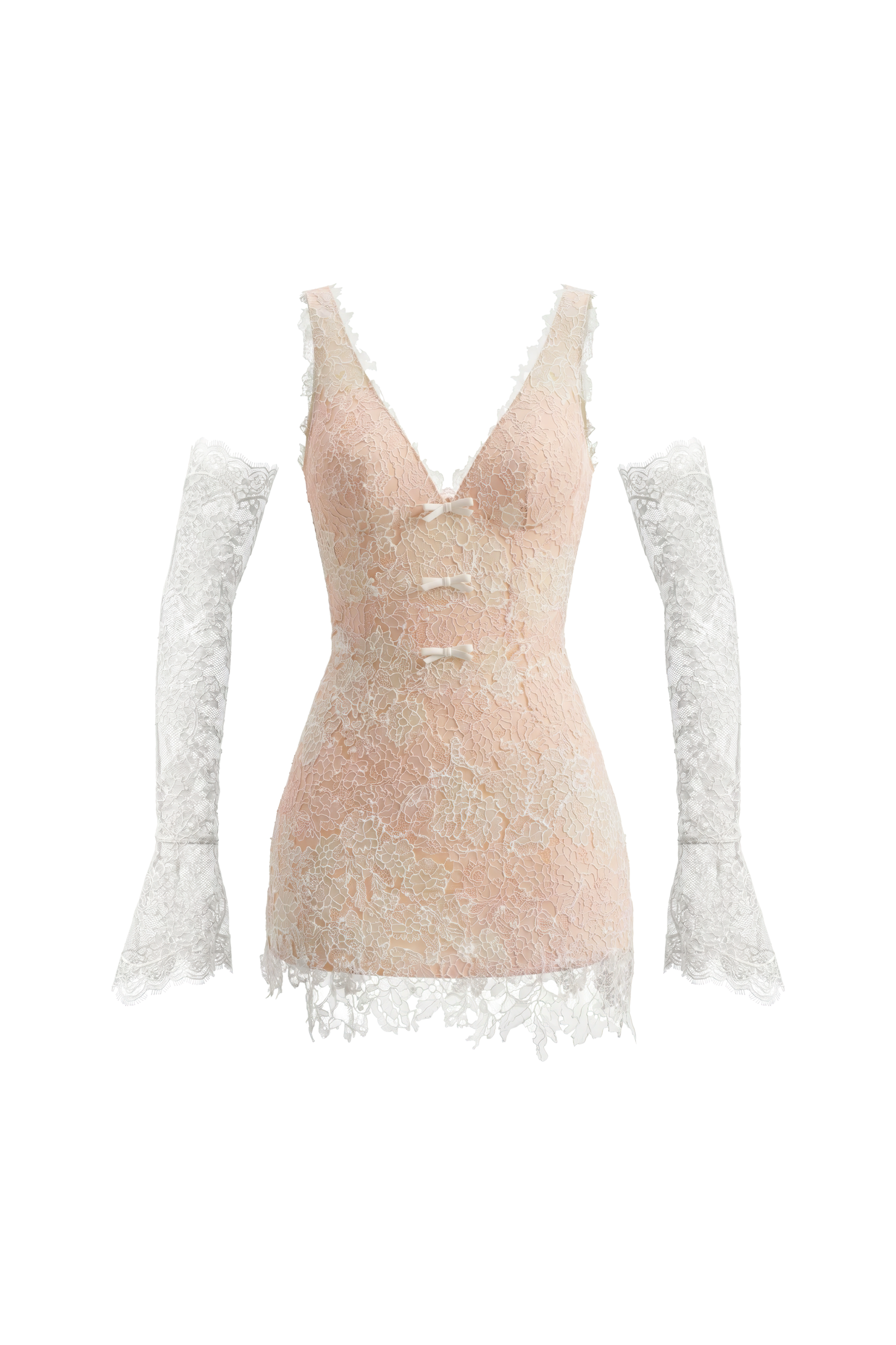 Rosemist Applique Mini Dress - Image 2