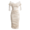 Marais Ruched Midi Dress - Image 2